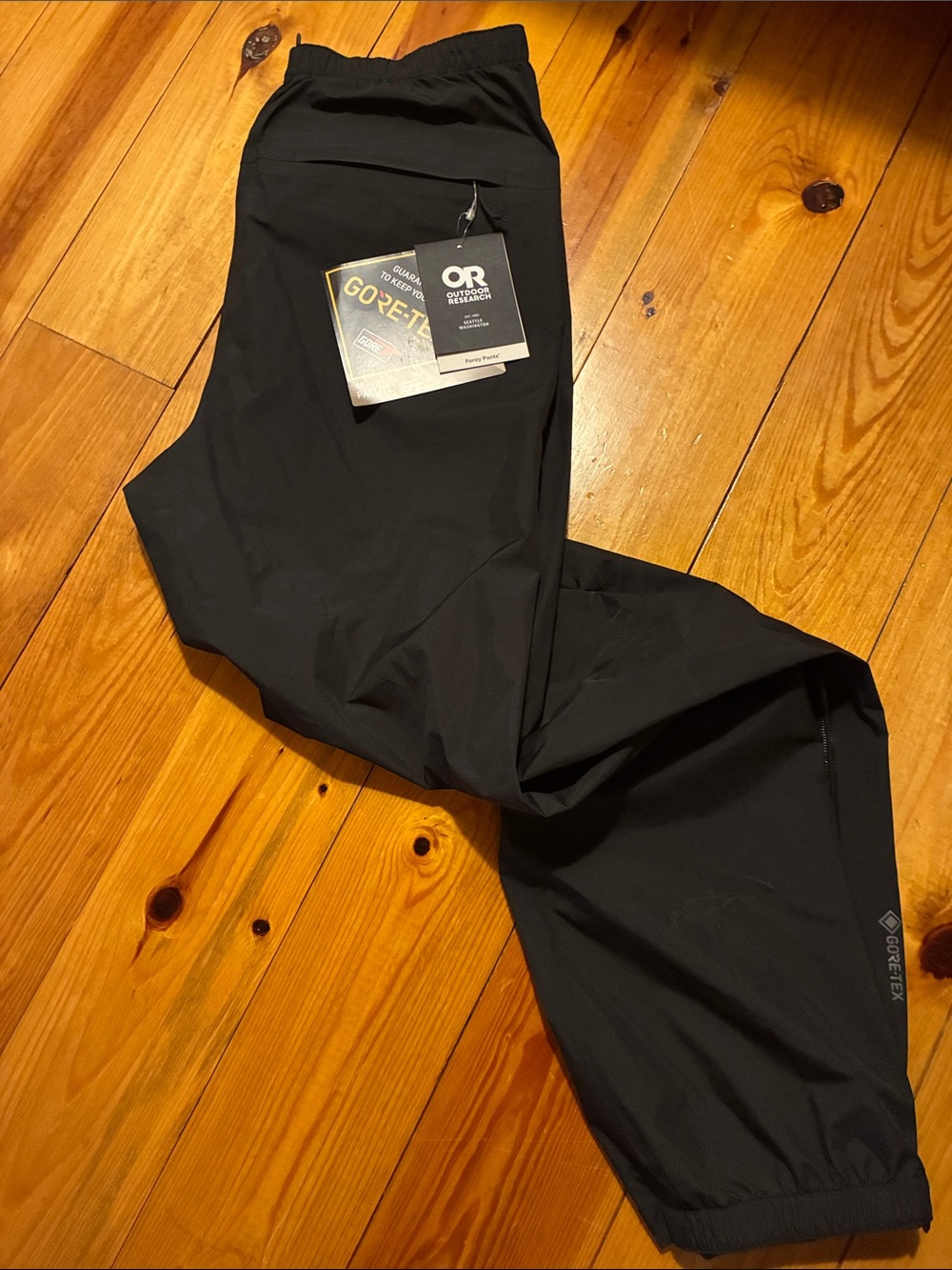 Outdoor Research Black Gore-Tex Foray Pants